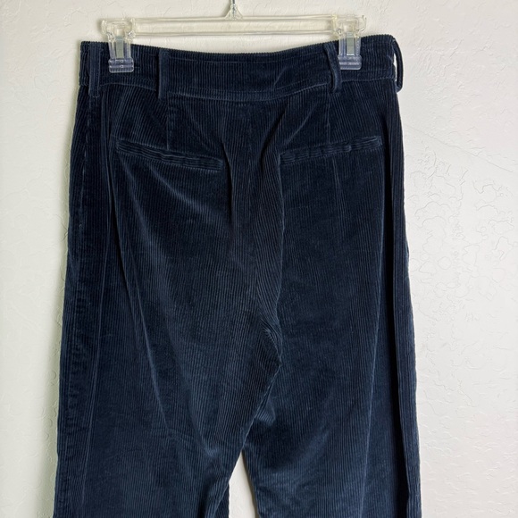 Sezane The 70's Trousers Navy Blue Corduroy EU 40 US 8 - Picture 8 of 16